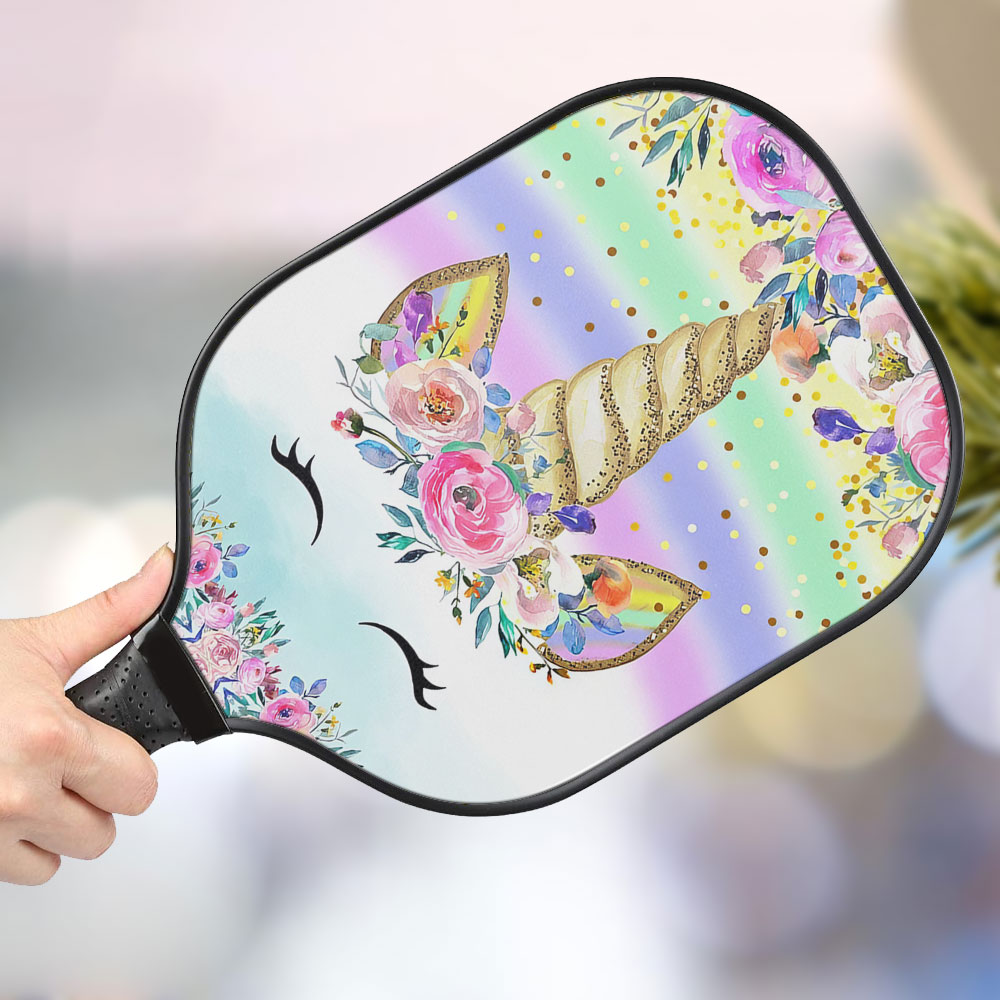 jwdazzle unicorn personalized pickleball paddle 3khyn