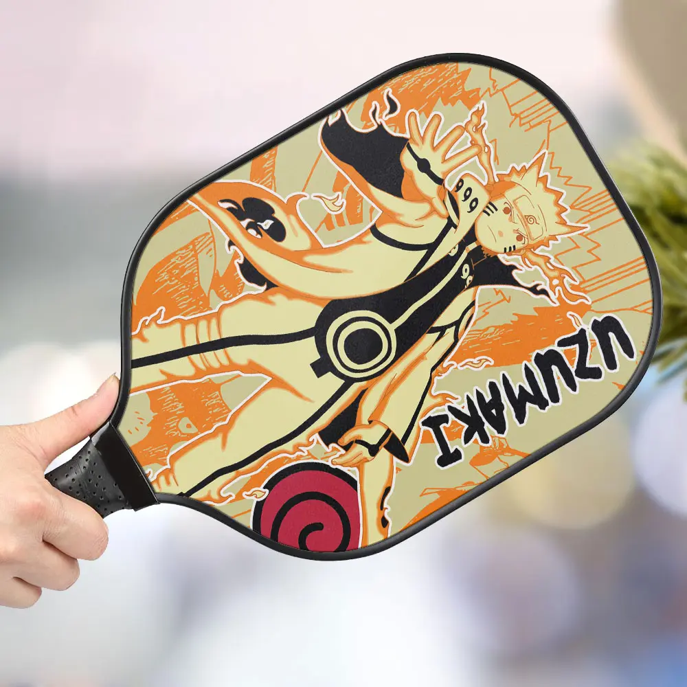 jwdazzle uzumaki naruto personalized pickleball paddle quxui