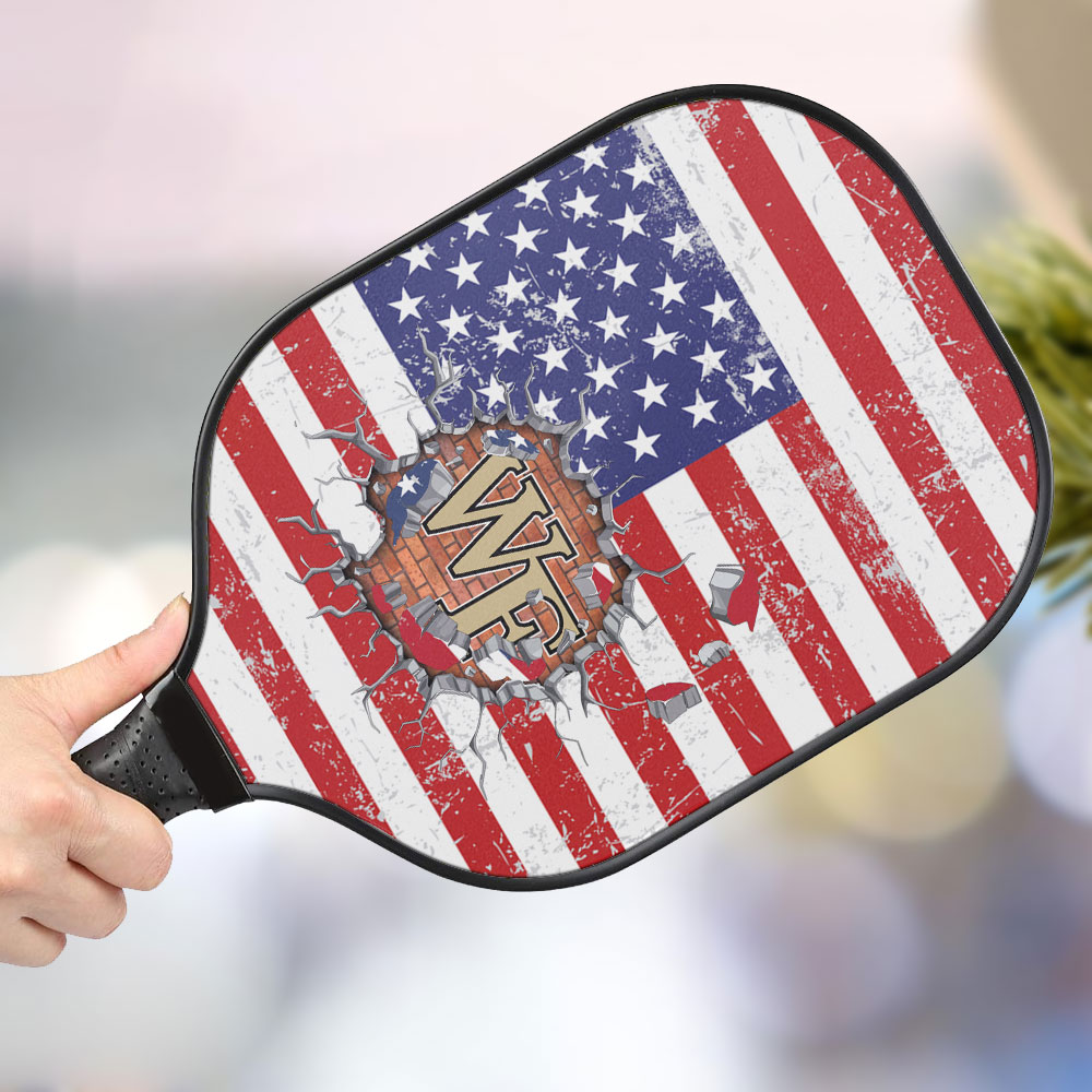 jwdazzle wake forest demon deacons personalized pickleball paddle reoil