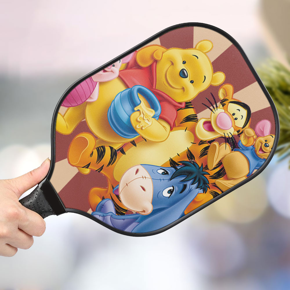 jwdazzle winnie the pooh personalized pickleball paddle bgqb0