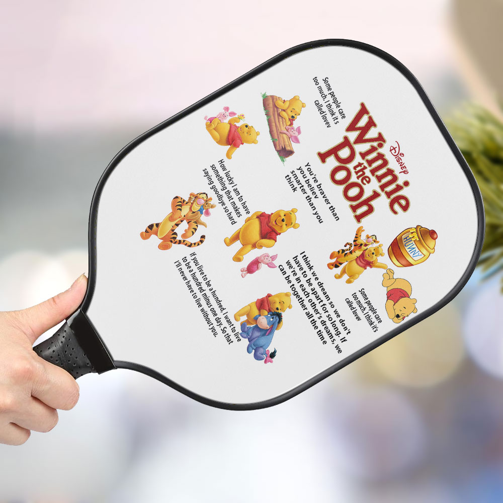 jwdazzle winnie the pooh personalized pickleball paddle g0yya