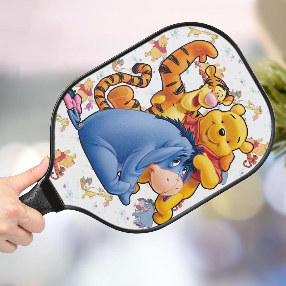 jwdazzle winnie the pooh personalized pickleball paddle ttz67