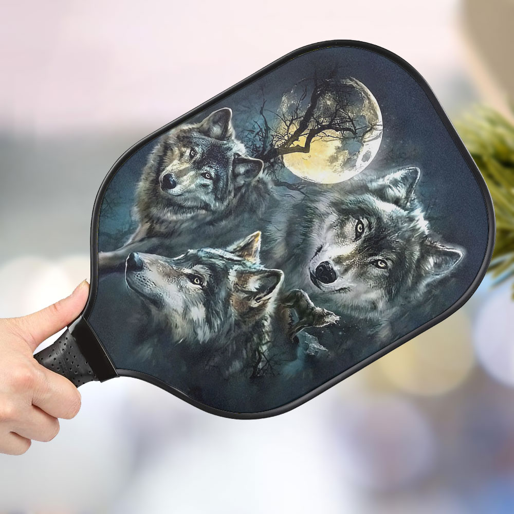 jwdazzle wolves personalized pickleball paddle zpq5c