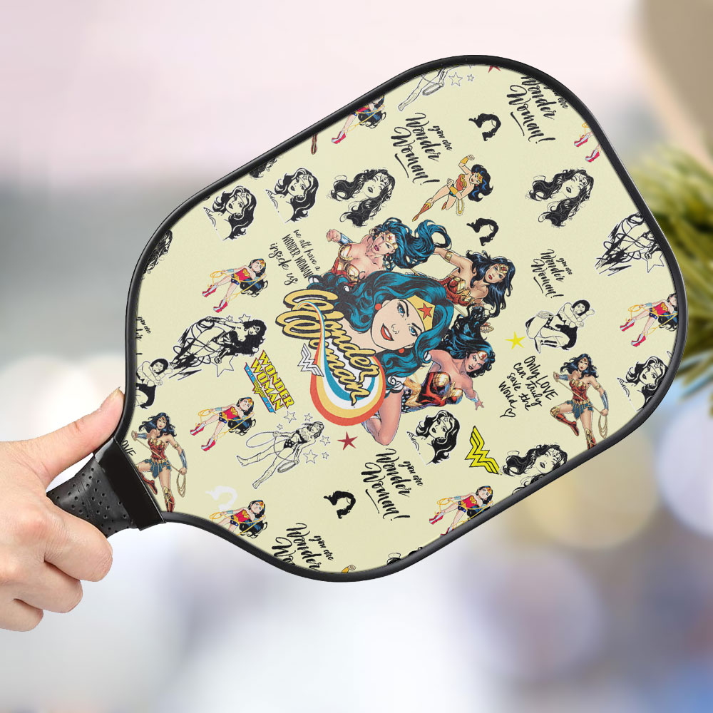 jwdazzle wonder women personalized pickleball paddle nrocm