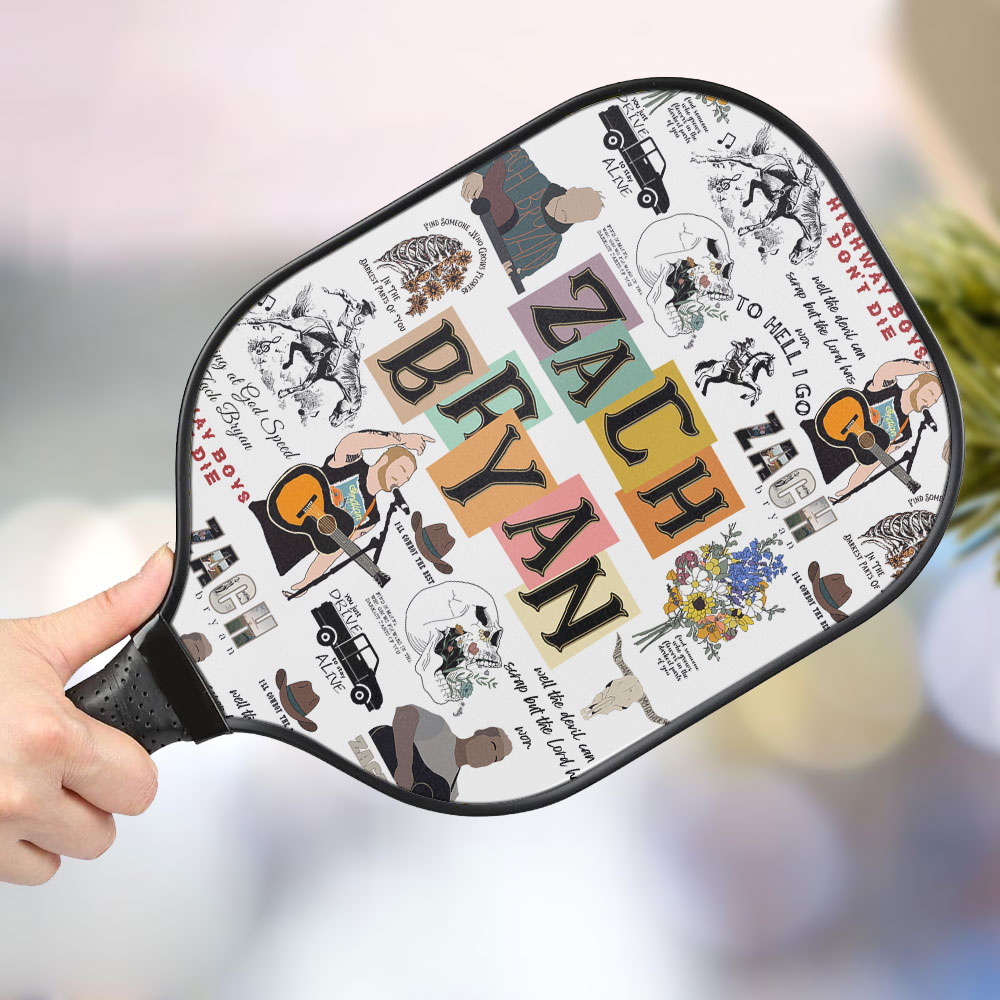 jwdazzle zach bryan personalized pickleball paddle ke2vq