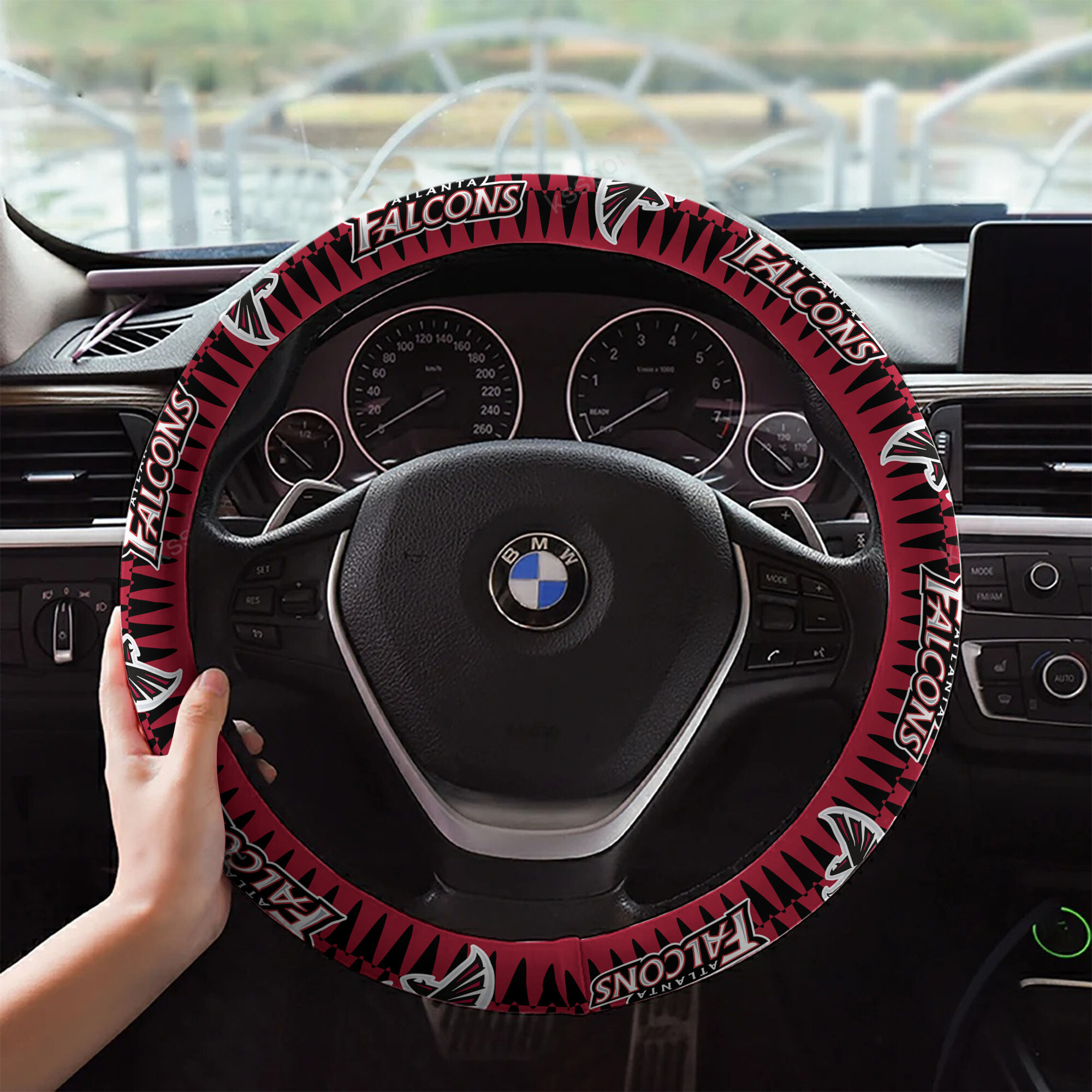 atlanta falcons custom 3d steering wheel cover 32 deaxb