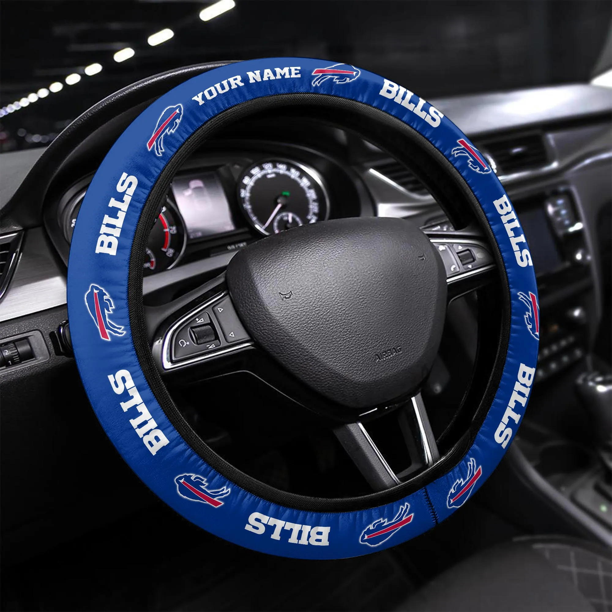 buffalo bills personalized 3d steering wheel cover 67 njiao