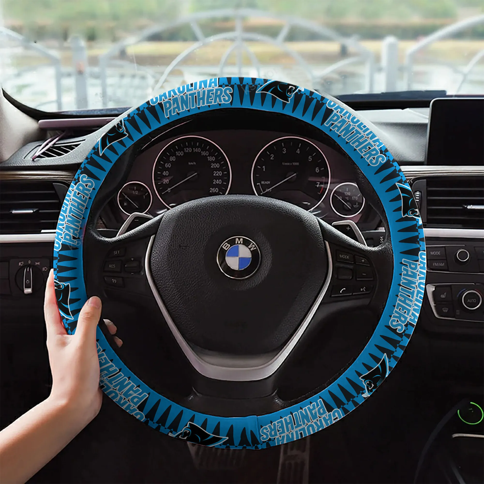 carolina panthers custom 3d steering wheel cover 35 3dyum