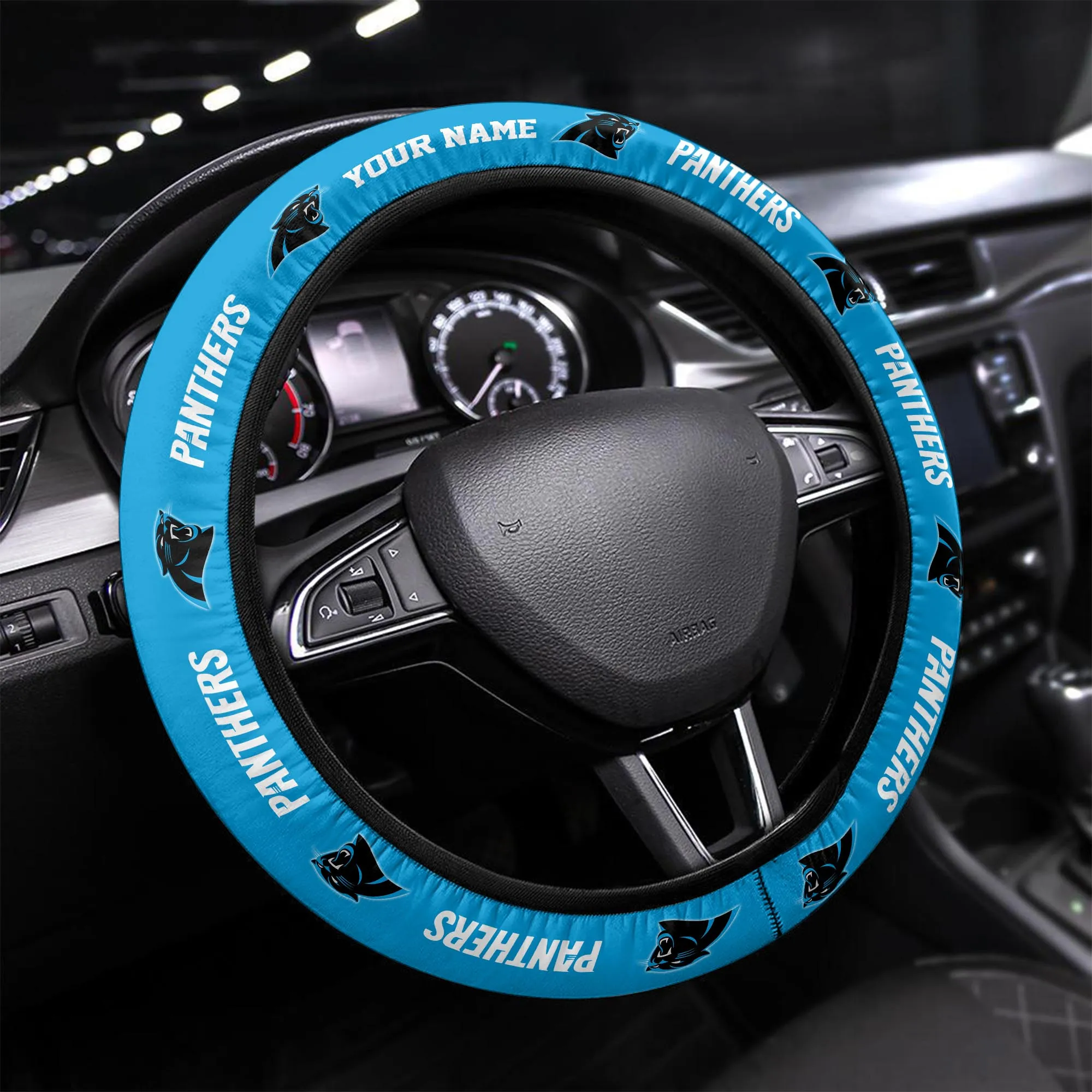 carolina panthers personalized 3d steering wheel cover 68 czihj