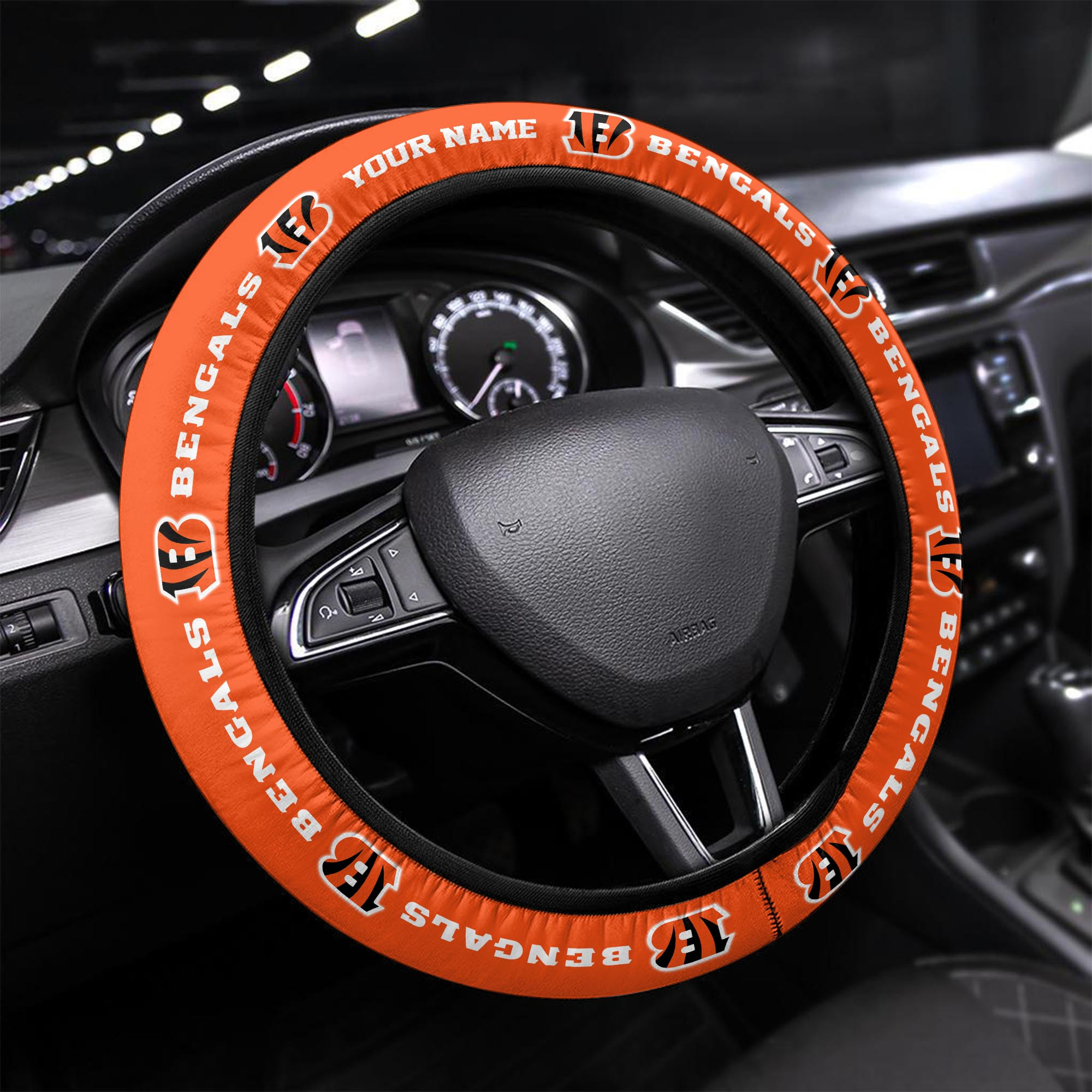 cincinnati bengals personalized 3d steering wheel cover 70 g4vw1