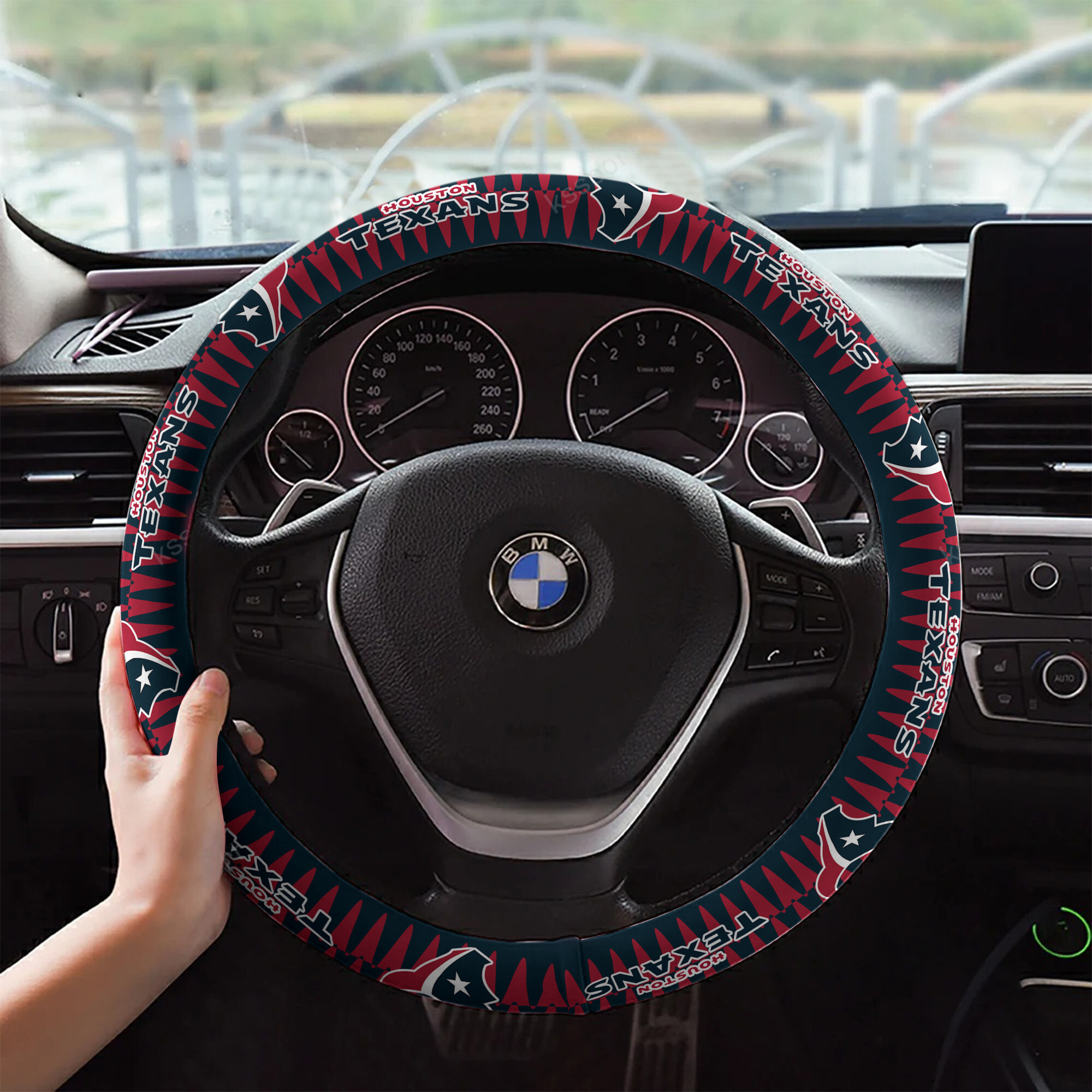 houston texans custom 3d steering wheel cover 43 gf0r8