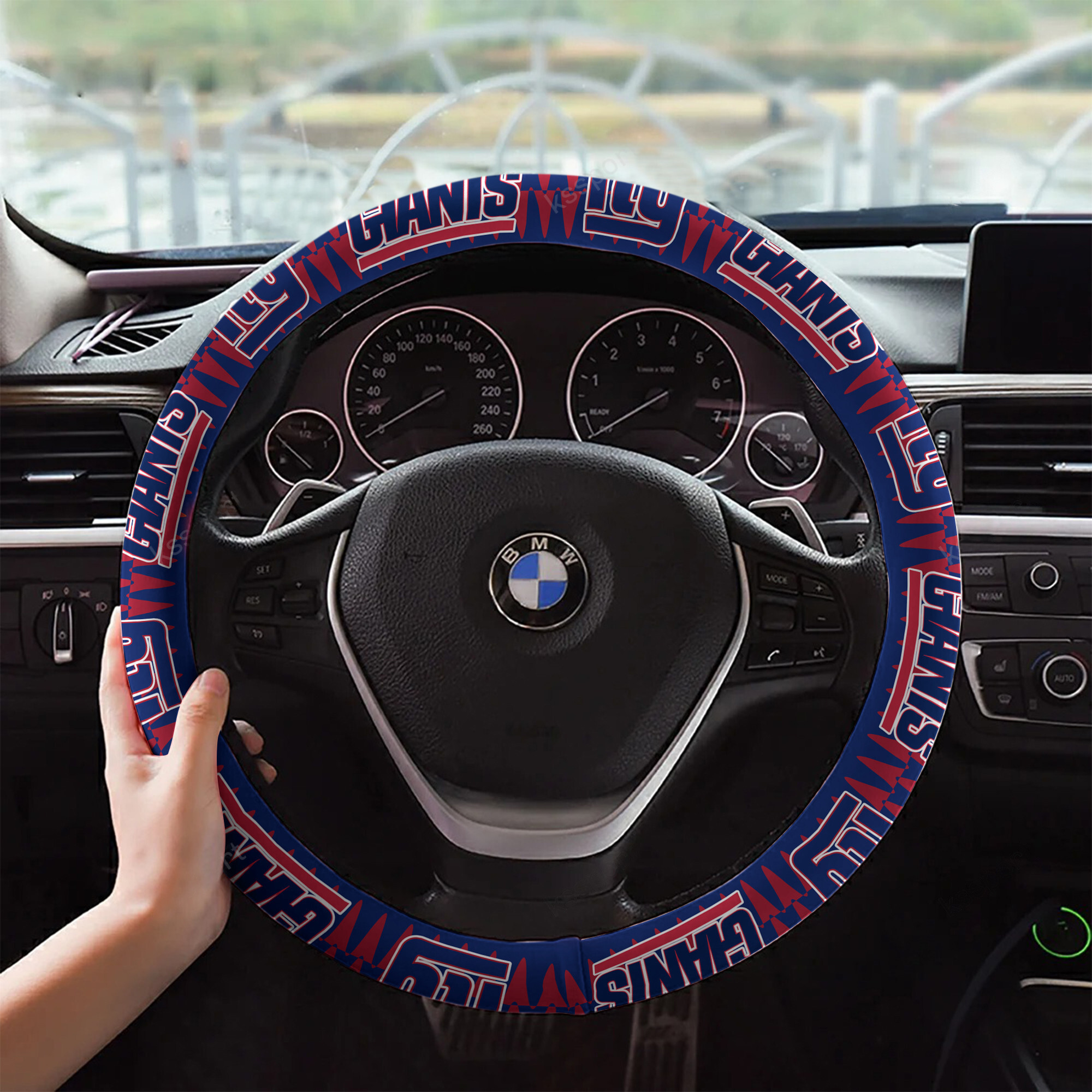 new york giants custom 3d steering wheel cover 54 ab3cu