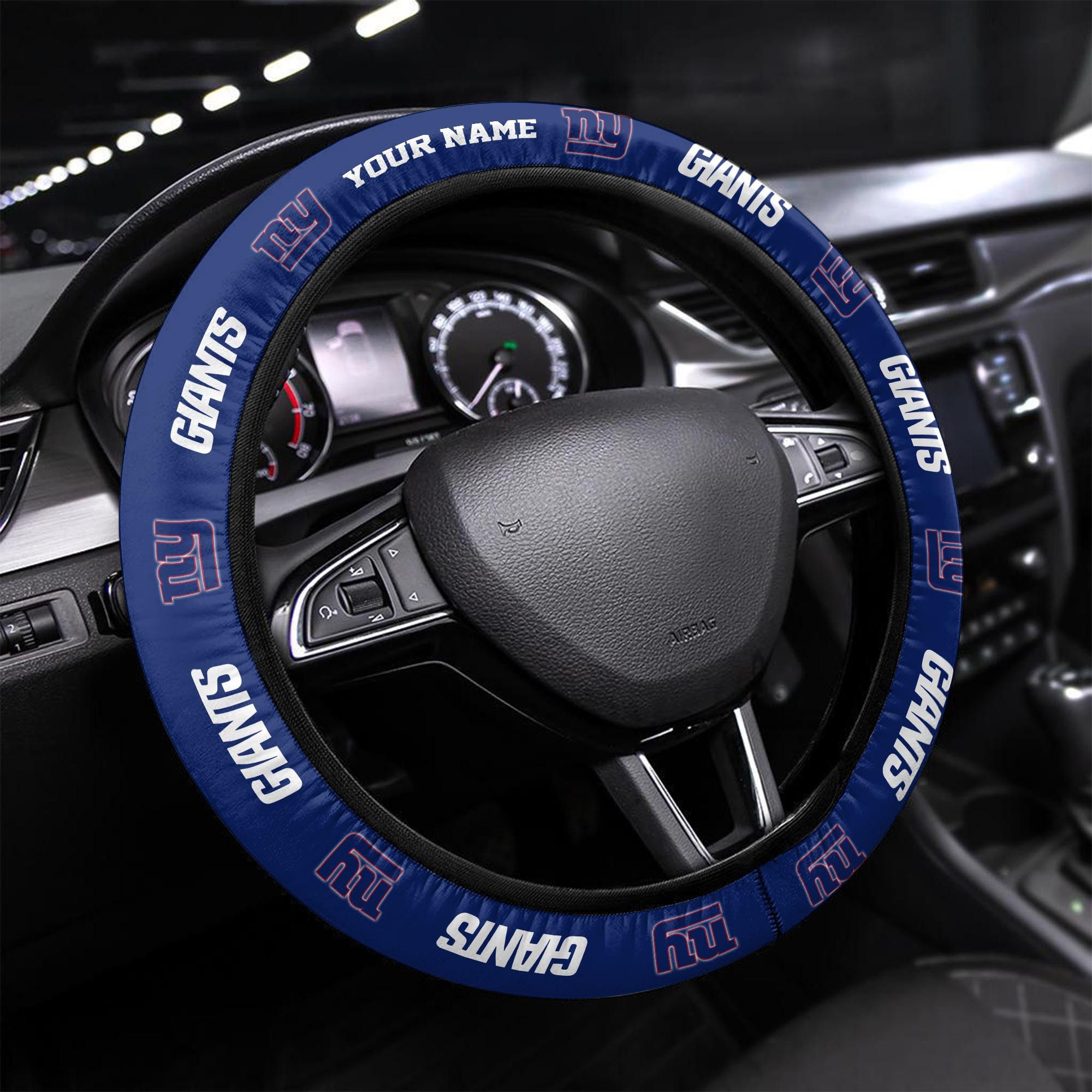 new york giants personalized 3d steering wheel cover 87 peffr