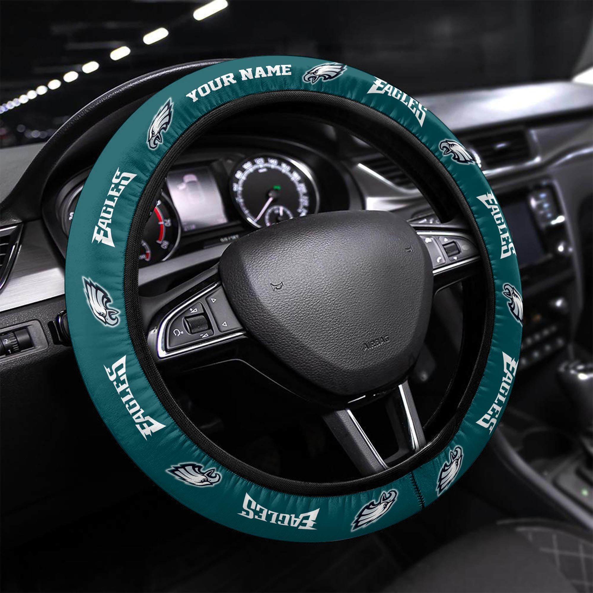 philadelphia eagles personalized 3d steering wheel cover 89 zq0zh