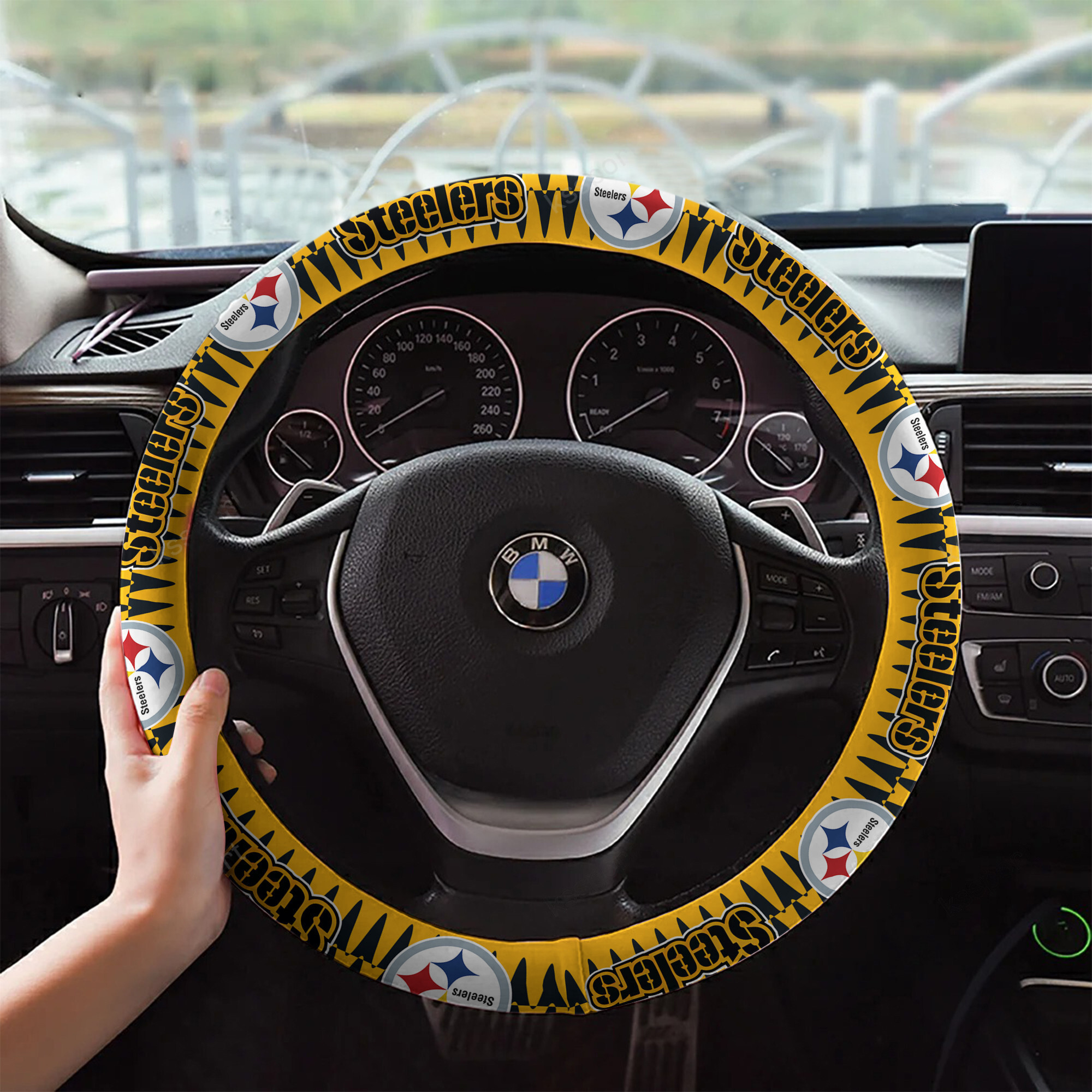pittsburgh steelers custom 3d steering wheel cover 57 siopp