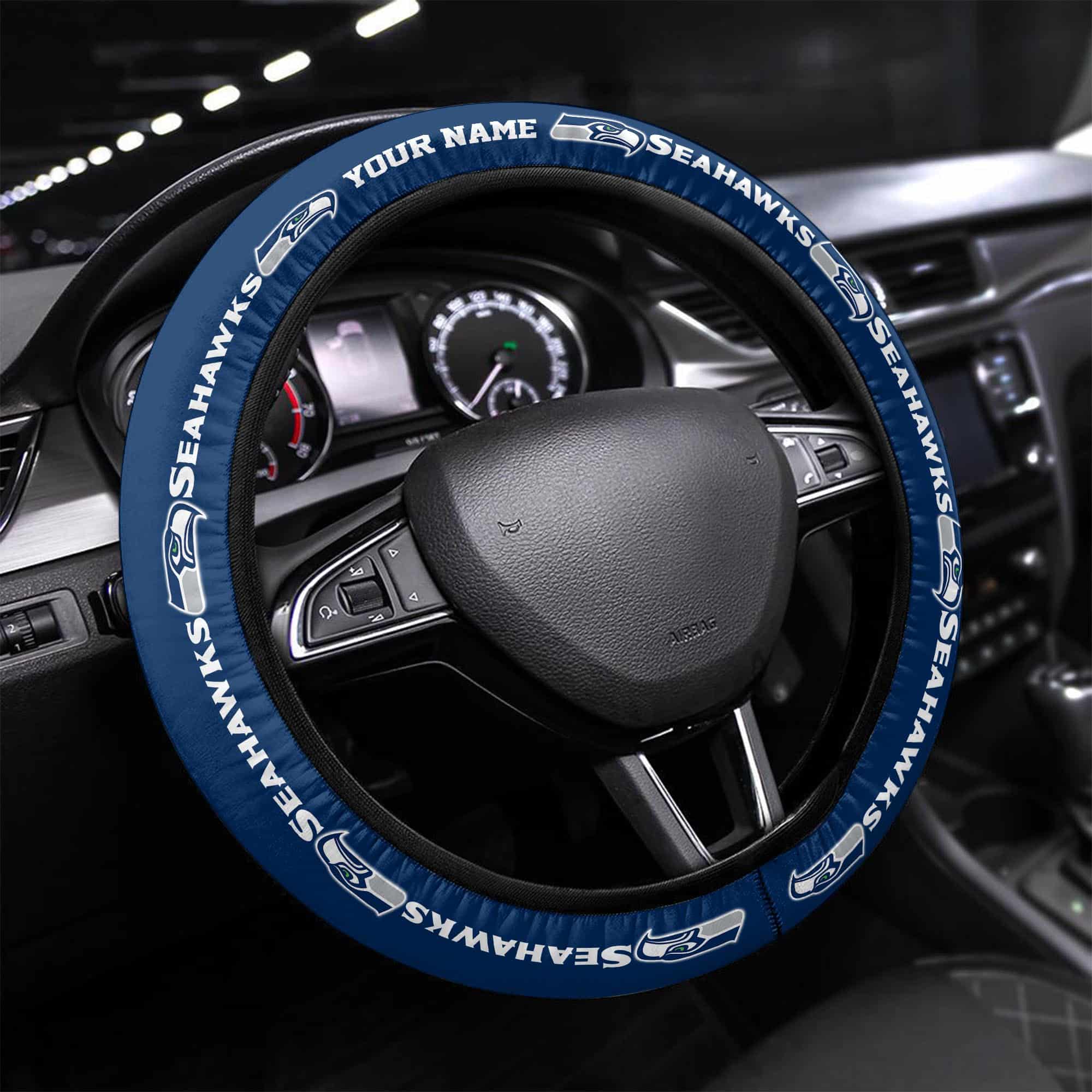 seattle seahawks personalized 3d steering wheel cover 92 ewsej